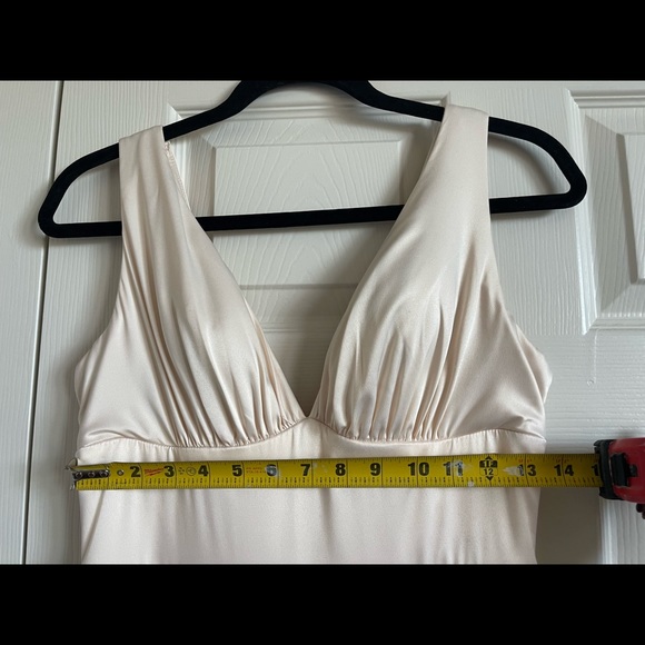 Beige prom evening dress - Picture 10 of 14